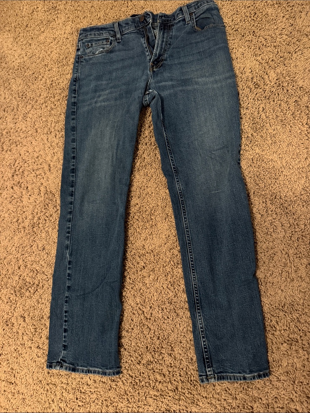 Hollister Dark Blue Straight-Leg Men’s Jeans
